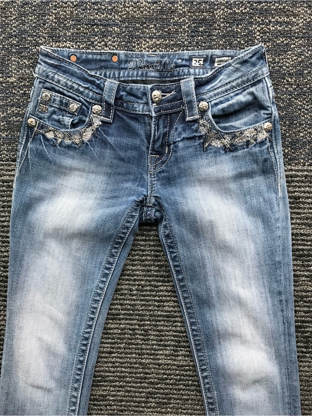 Miss Me Blue Embellished Women's Jeans - Picture 5 of 10